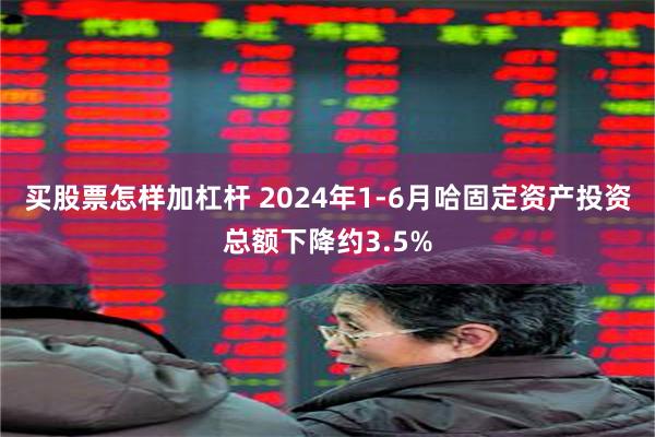 买股票怎样加杠杆 2024年1-6月哈固定资产投资总额下降约3.5%