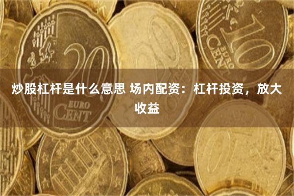 炒股杠杆是什么意思 场内配资：杠杆投资，放大收益