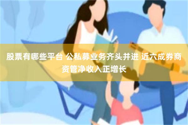 股票有哪些平台 公私募业务齐头并进 近六成券商资管净收入正增长