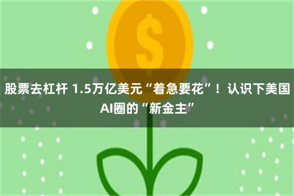 股票去杠杆 1.5万亿美元“着急要花”！认识下美国AI圈的“新金主”